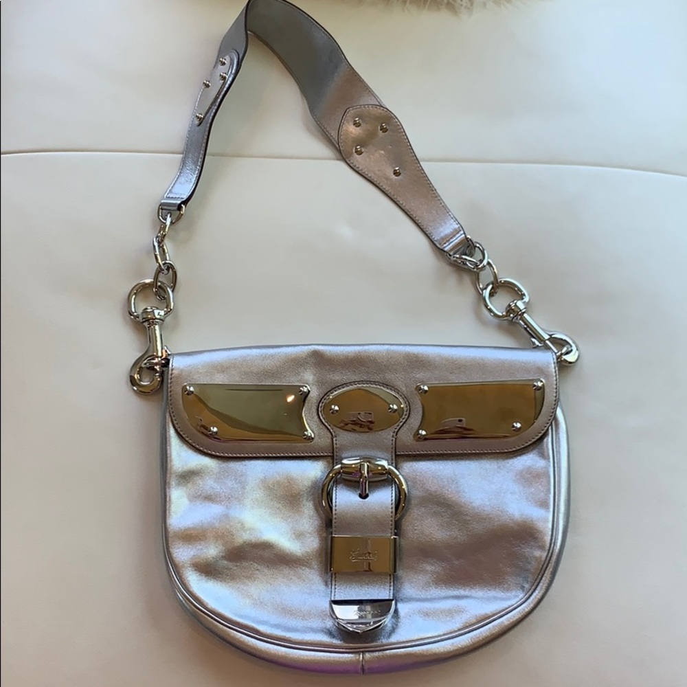 New GUCCI Romy Saddle Shoulder Bag